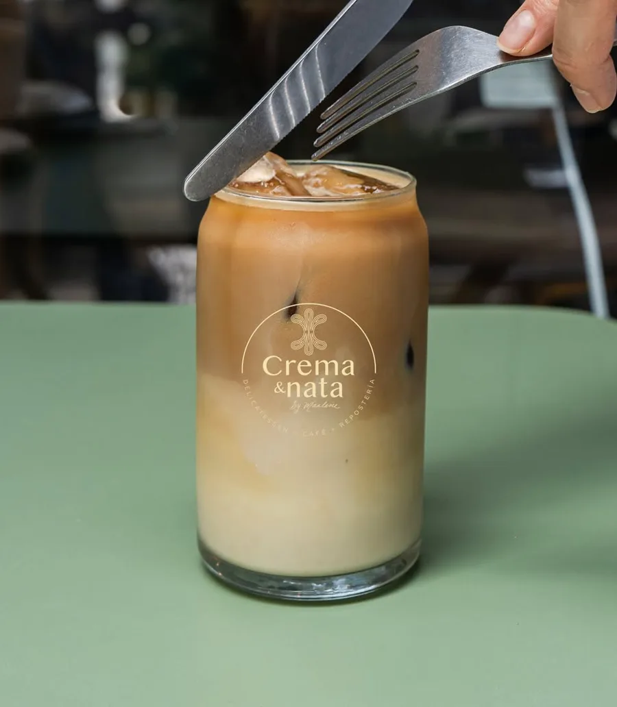 Latte frío en vaso Crema & Nata